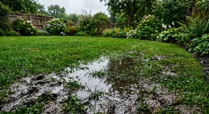 Read more about the article Why Some Yards Stay Wet for Days After Rain (And How to Fix It Properly)