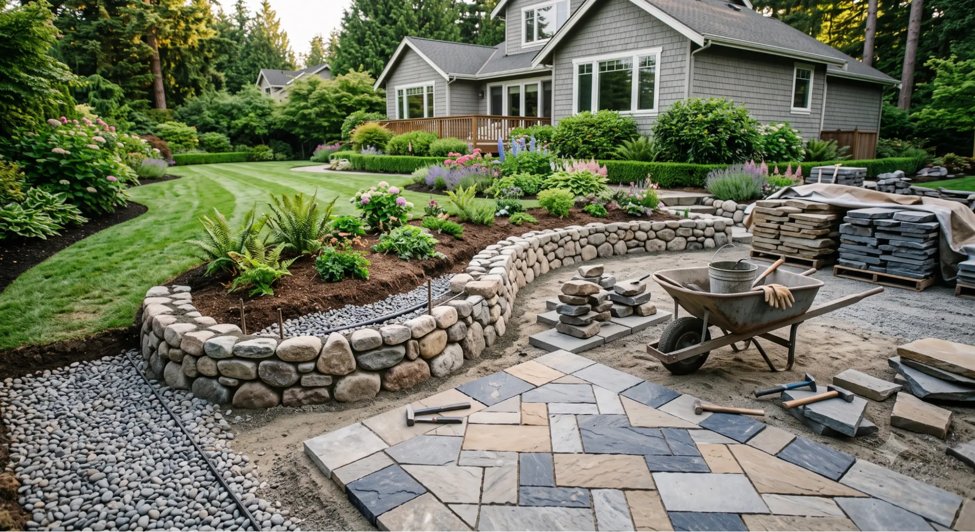 You are currently viewing Landscape Construction in Portland, Oregon: Turning Yard Ideas Into Real Outdoor Space